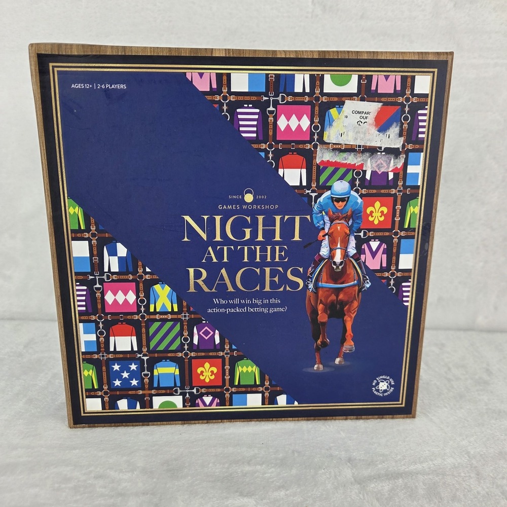 Night at the Races Horse Racing Game Professor Puzzle 2023 New Open Box